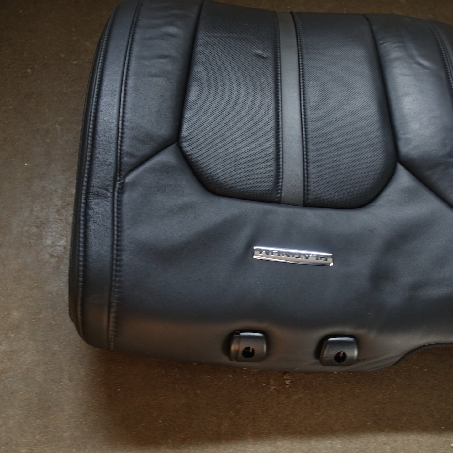 2015 16 Ford F150 Platinum Upper Left Rear Seat Back Cushion Pad Cover Leather
