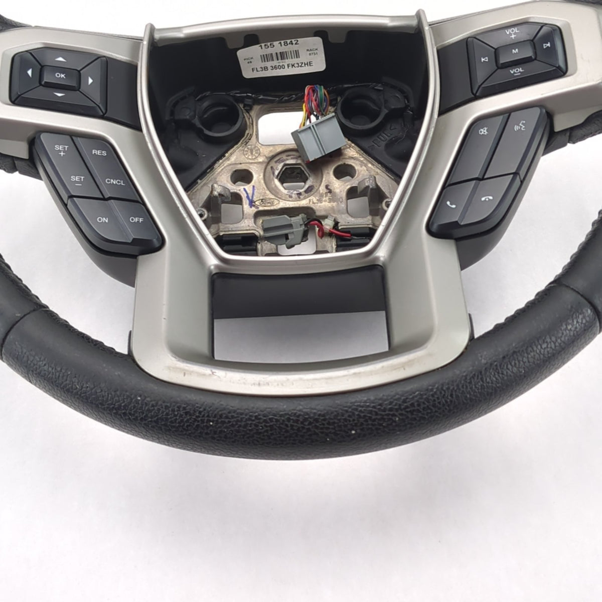 2015 2016 2017 Ford F150 Steering Wheel Assembly Heated Leather Black