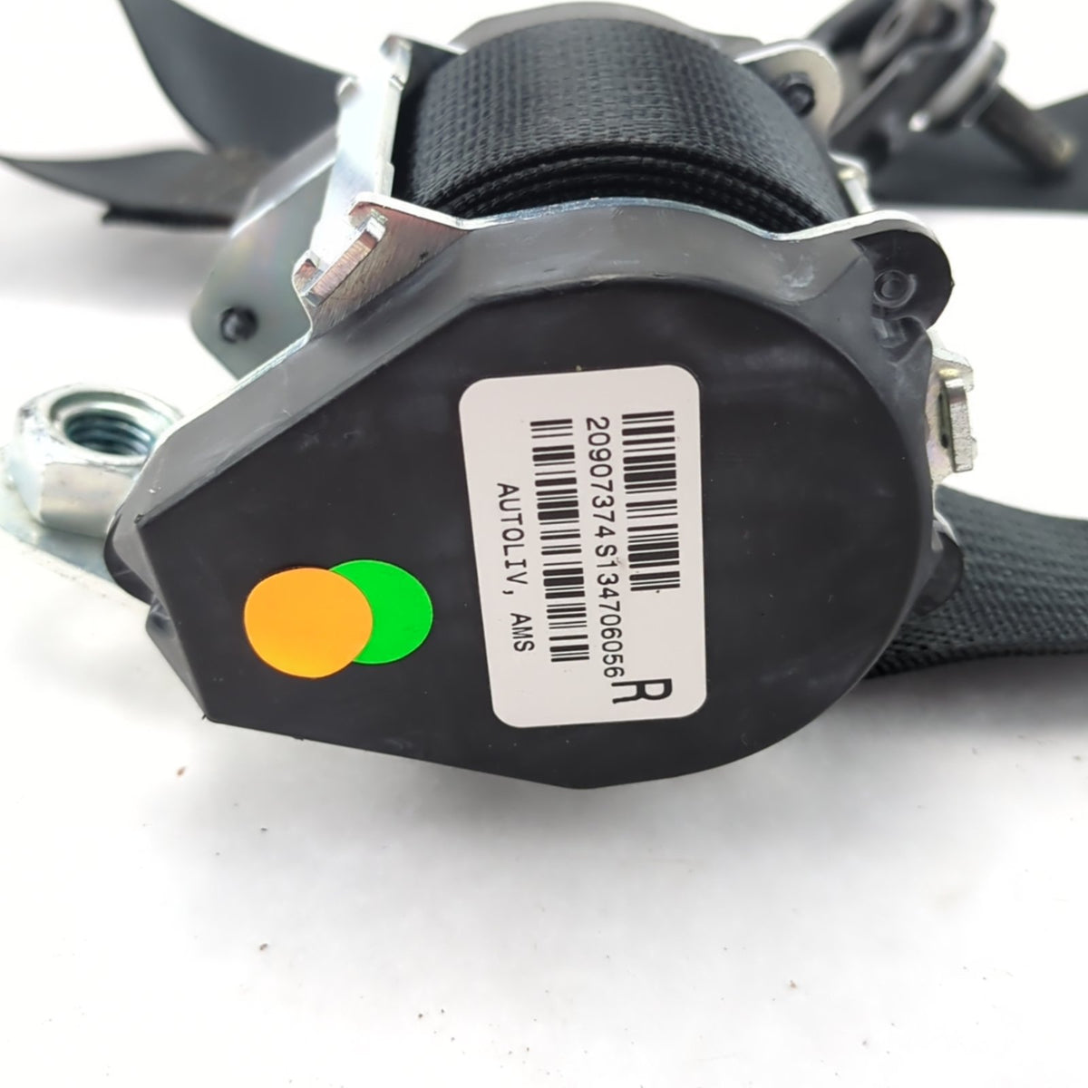 2010 2011 2012 2013 2014 2015 Equinox Terrain Right Rear Side Seat Belt Black