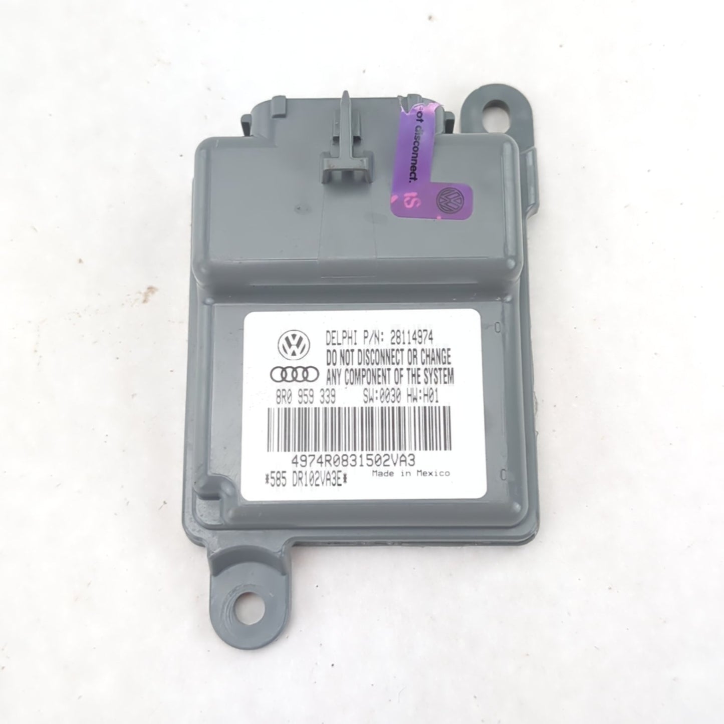 2009 2010 2011 2012 Audi Q5 Occupant Classification Module OCS Sensor