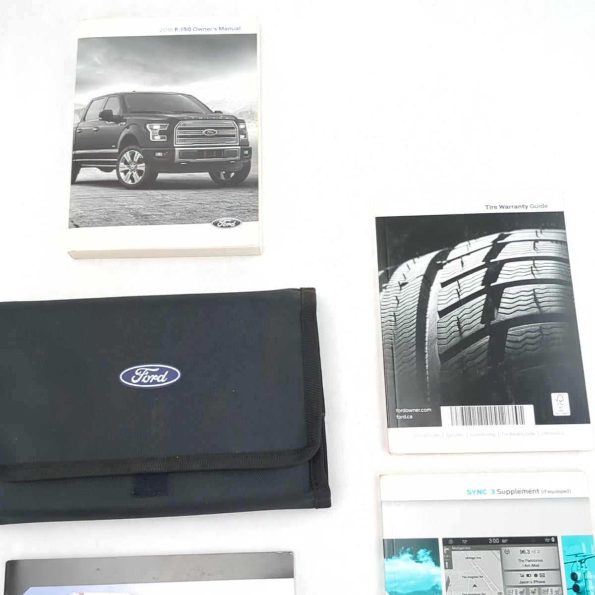 2016 Ford F150 Owner's Manual Book Set Pouch