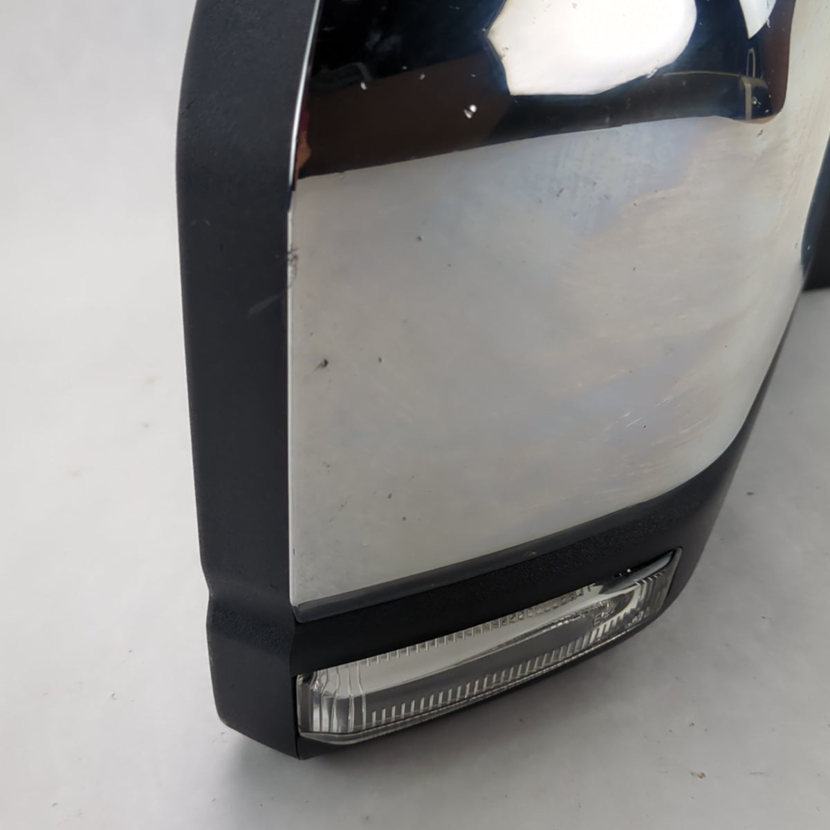 2016 2017 Ford F150 Passenger Right Power Folding Chrome Cap Blind Spot Mirror