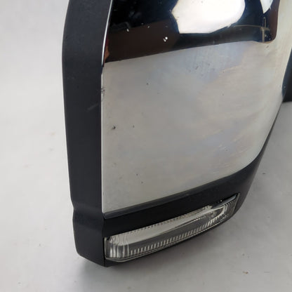 2016 2017 Ford F150 Passenger Right Power Folding Chrome Cap Blind Spot Mirror
