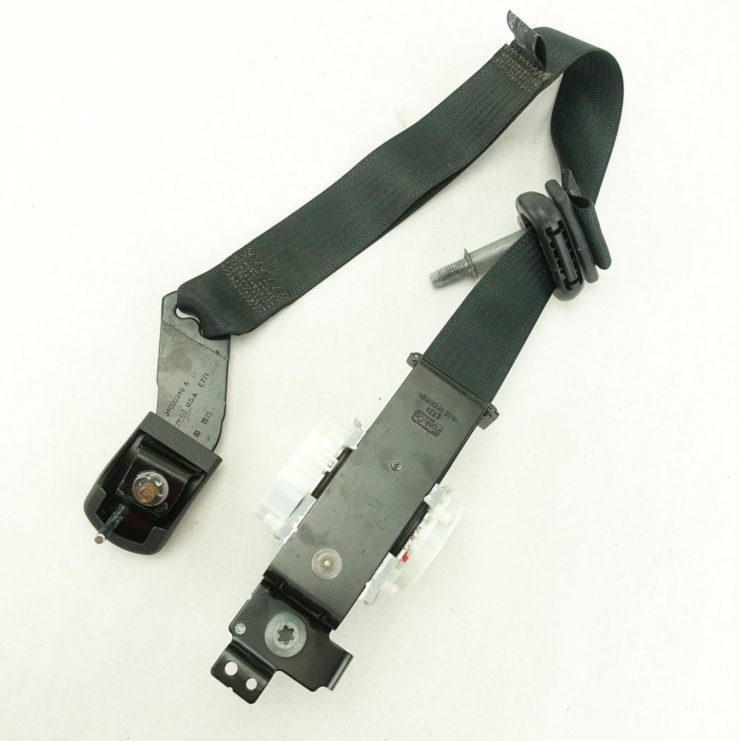 2009 2010 2011 2012 2013 2014 2015 16 Ford F250 F350 Right Rear Seat Belt Black
