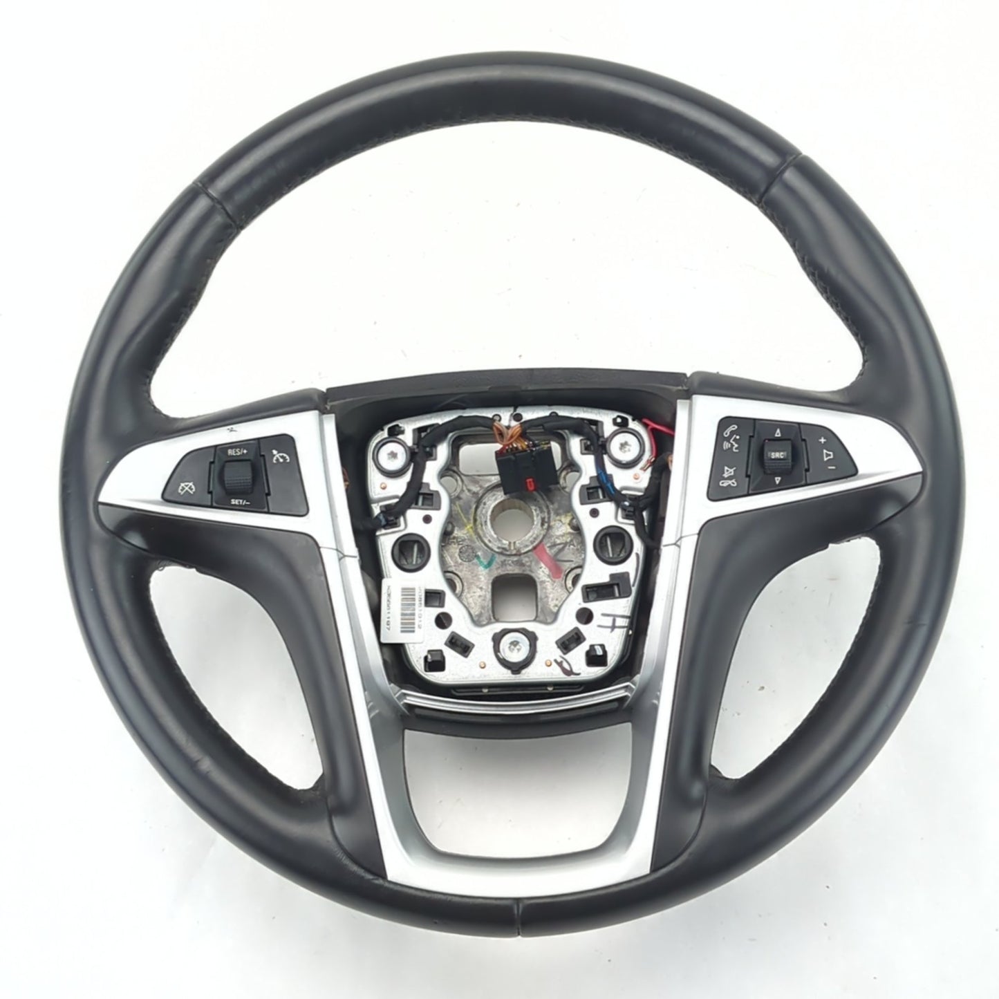 2010 2011 Chevrolet Equinox Steering Wheel Black Leather Multi Function Controls
