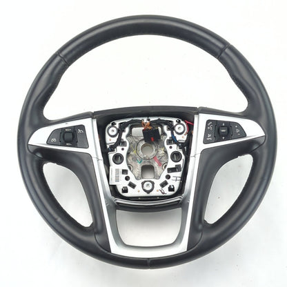 2010 2011 Chevrolet Equinox Steering Wheel Black Leather Multi Function Controls