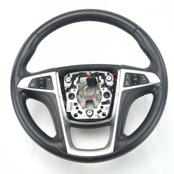 2010 2011 Chevrolet Equinox Steering Wheel Black Leather Multi Function Controls