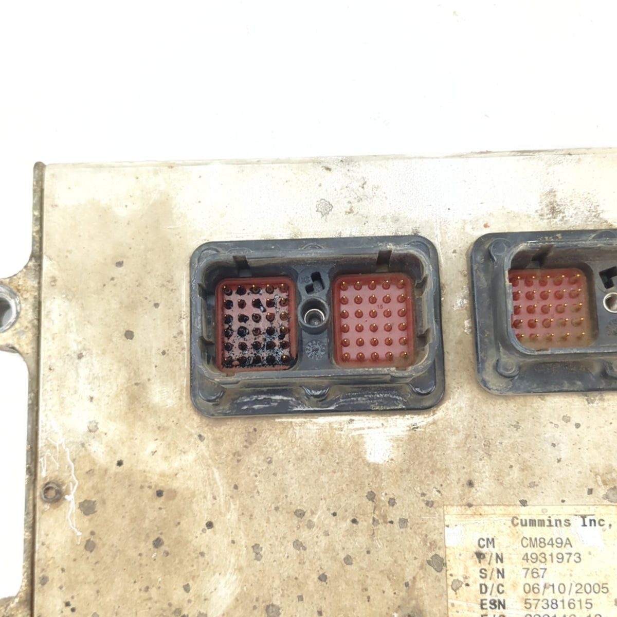 Bent 2006 Ram 3500 Cummins 5.9L ECM Engine Control Module Manual Transmission