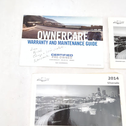 2014 Chevrolet Silverado 1500 Owners Manual User Guide Book Set
