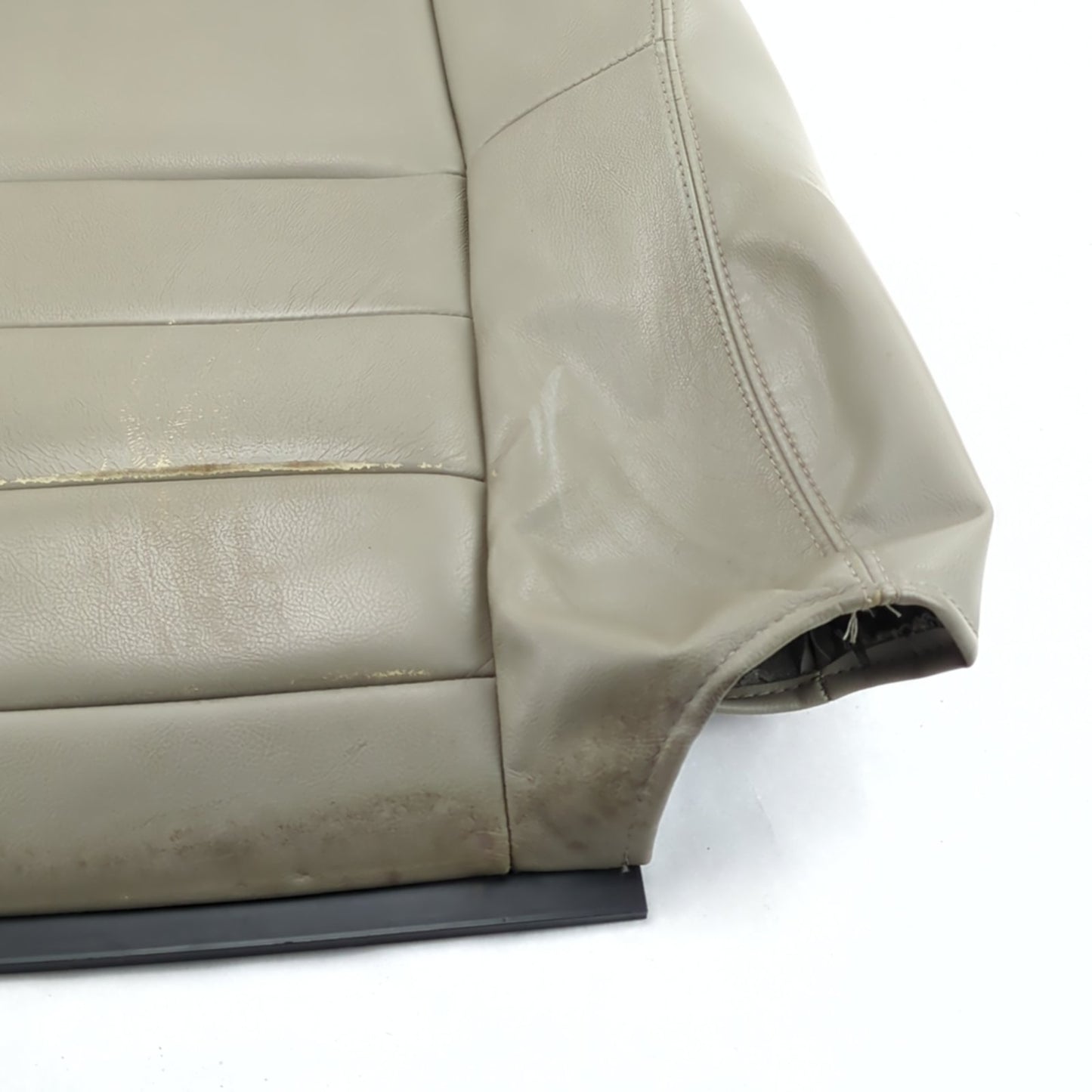 Damage 2008 2009 2010 Ford F250 F350 Seat Upper Skin Cover Leather Gray Left
