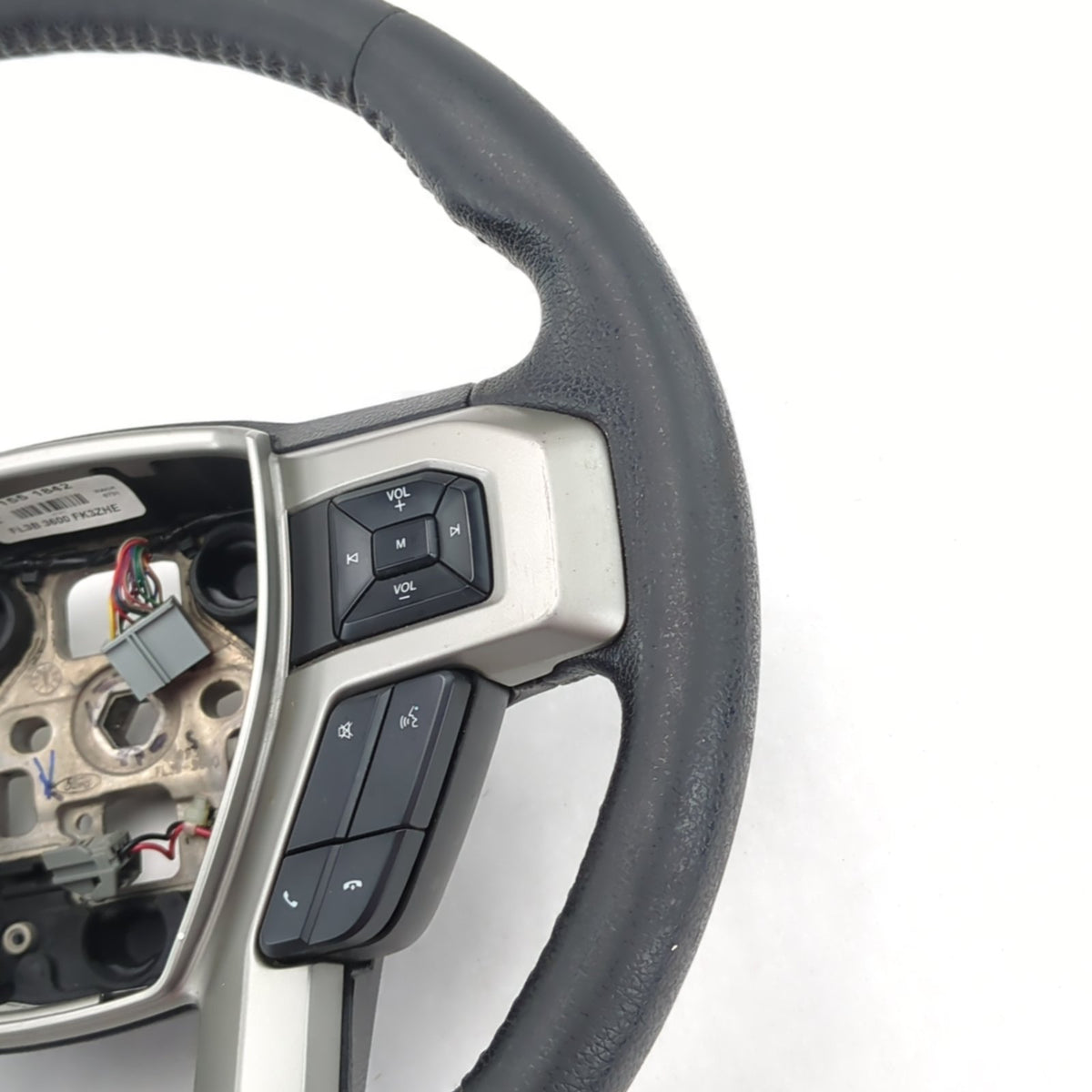 2015 2016 2017 Ford F150 Steering Wheel Assembly Heated Leather Black