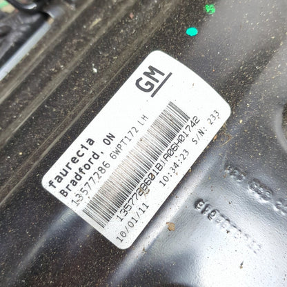 2010 2011 Chevrolet Equinox Left Driver Side Electric Seat Track Frame Base Rail