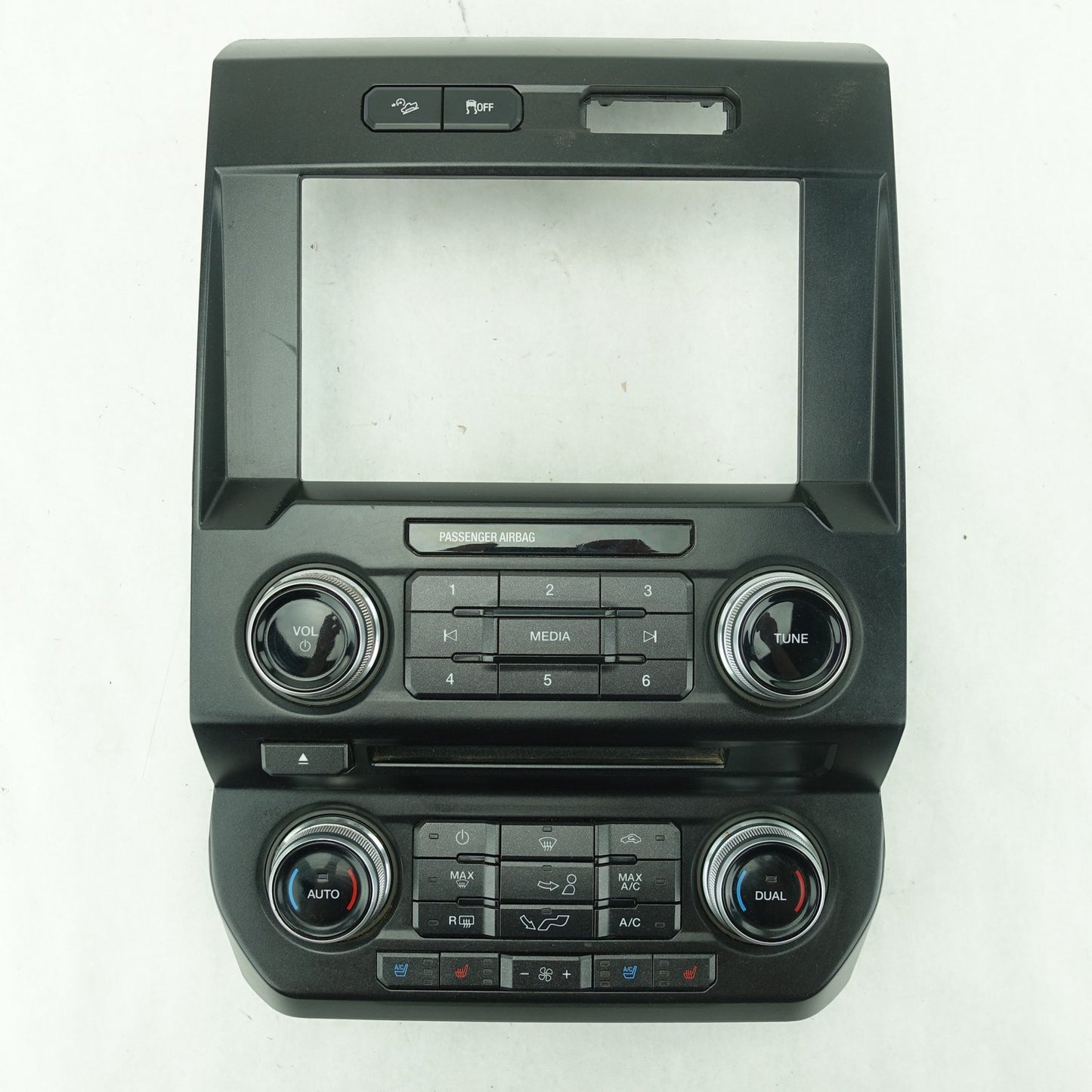 2015 Ford F150 Radio Stereo Head Climate Heat Ac Control Panel