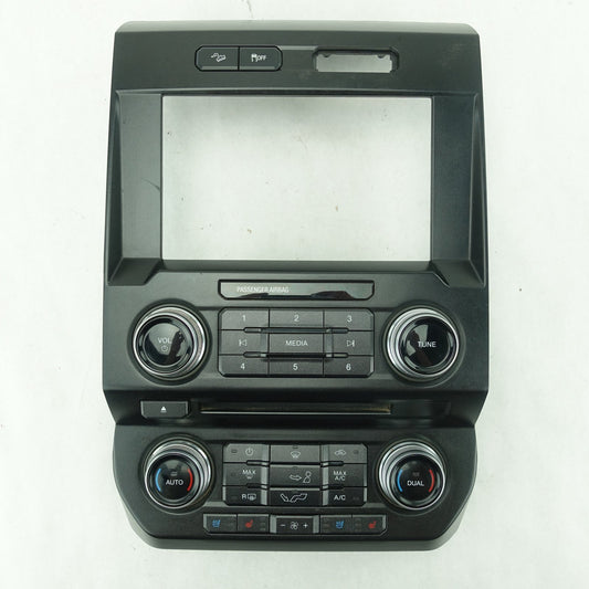 2015 Ford F150 Radio Stereo Head Climate Heat Ac Control Panel