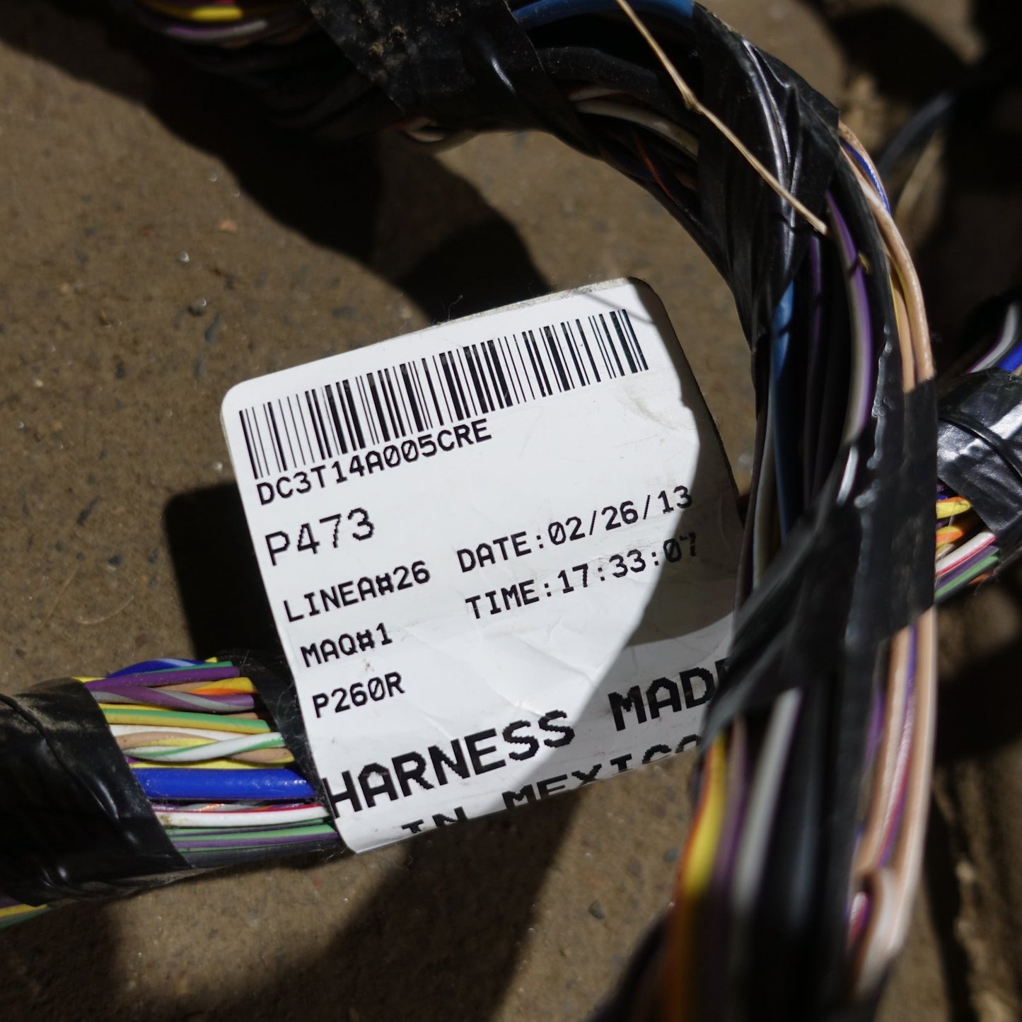 2013 Ford F250 F350 King Ranch Crew Cab Floor Wire Harness Heated Cooled Seats