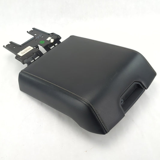 2015 2016 2017 Ford F150 Center Console Lid Armrest Cover Black Leather