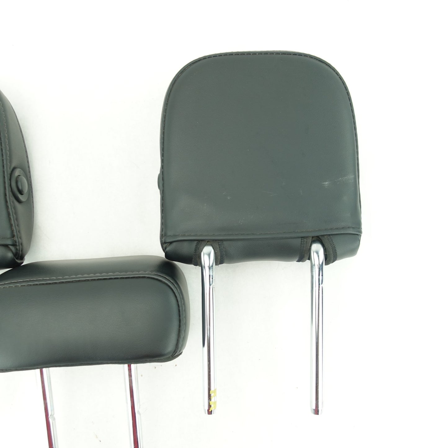 2015 2016 2017 2018 2019 Ford F150 Black Leather Headrest Set Rear Back Seat