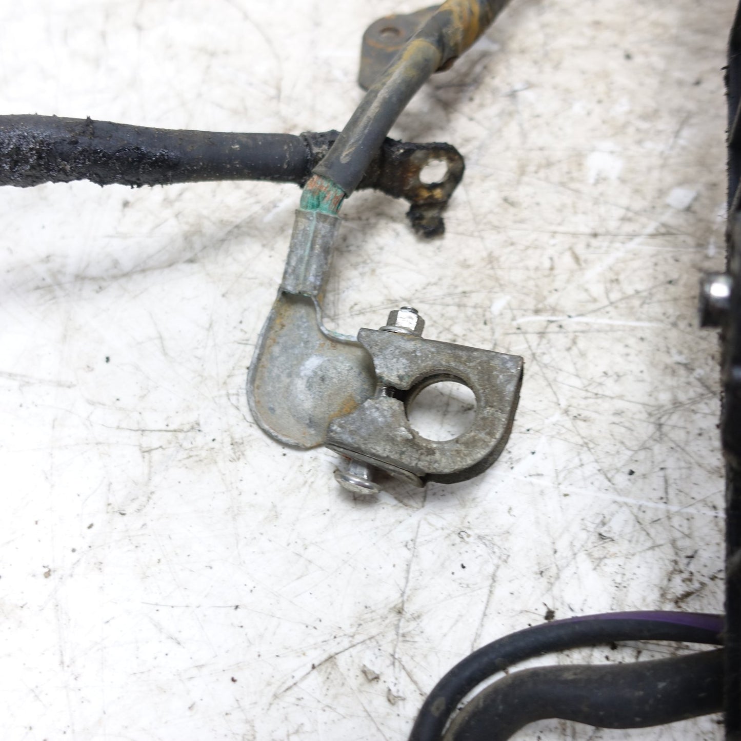 Damage 12 2013 2014 2015 16 Ford F250 F350 6.7L Positive Negative Battery Cable