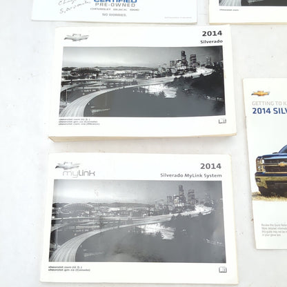 2014 Chevrolet Silverado 1500 Owners Manual User Guide Book Set