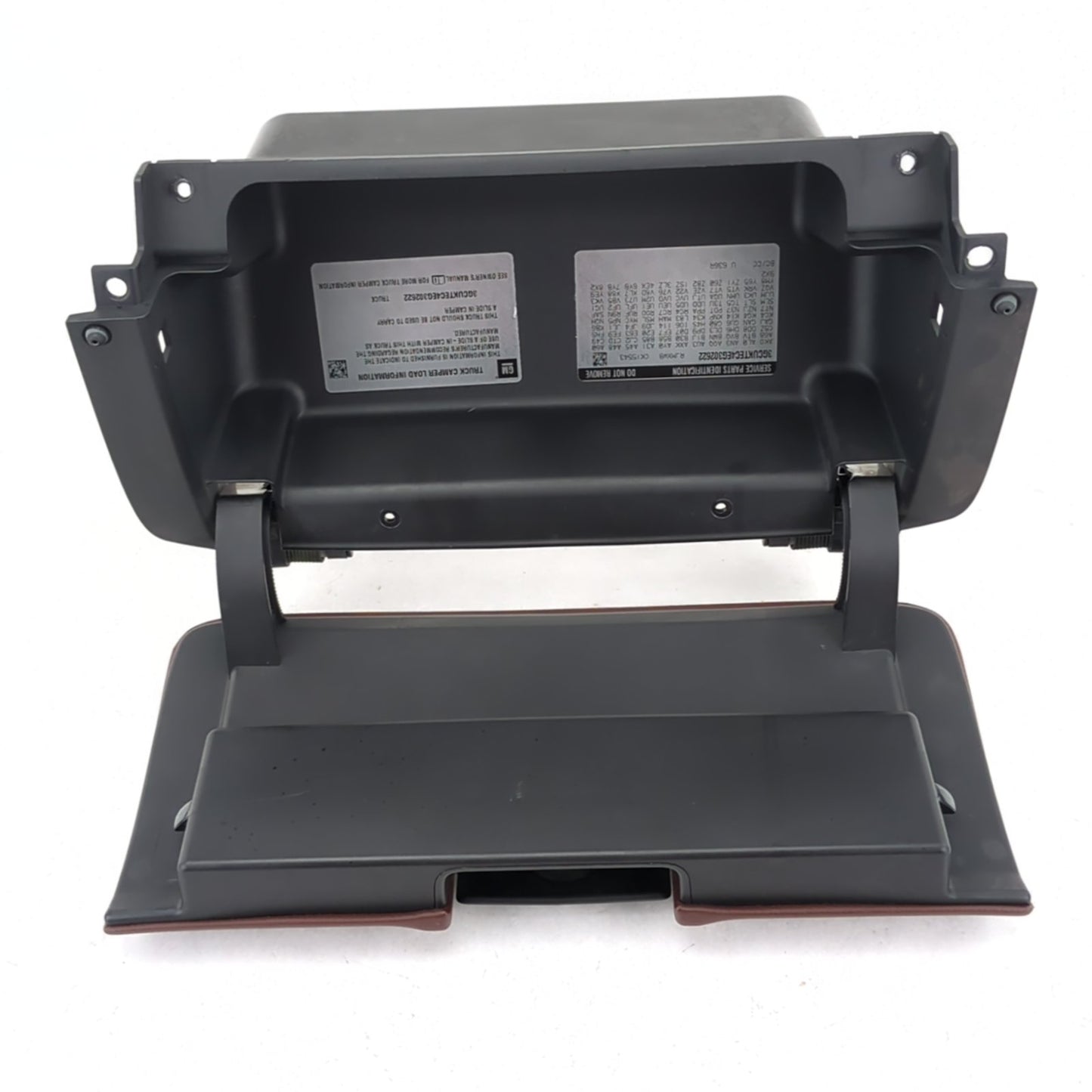 2014 2015 Silverado High Country Upper Dash Storage Compartment Glove Box Brown