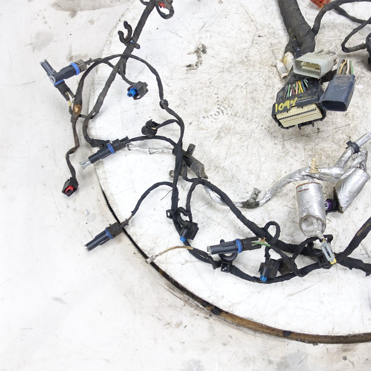 Damage 2013 2014 Ford F250 F350 6.7L Diesel Engine Wire Harness Loom