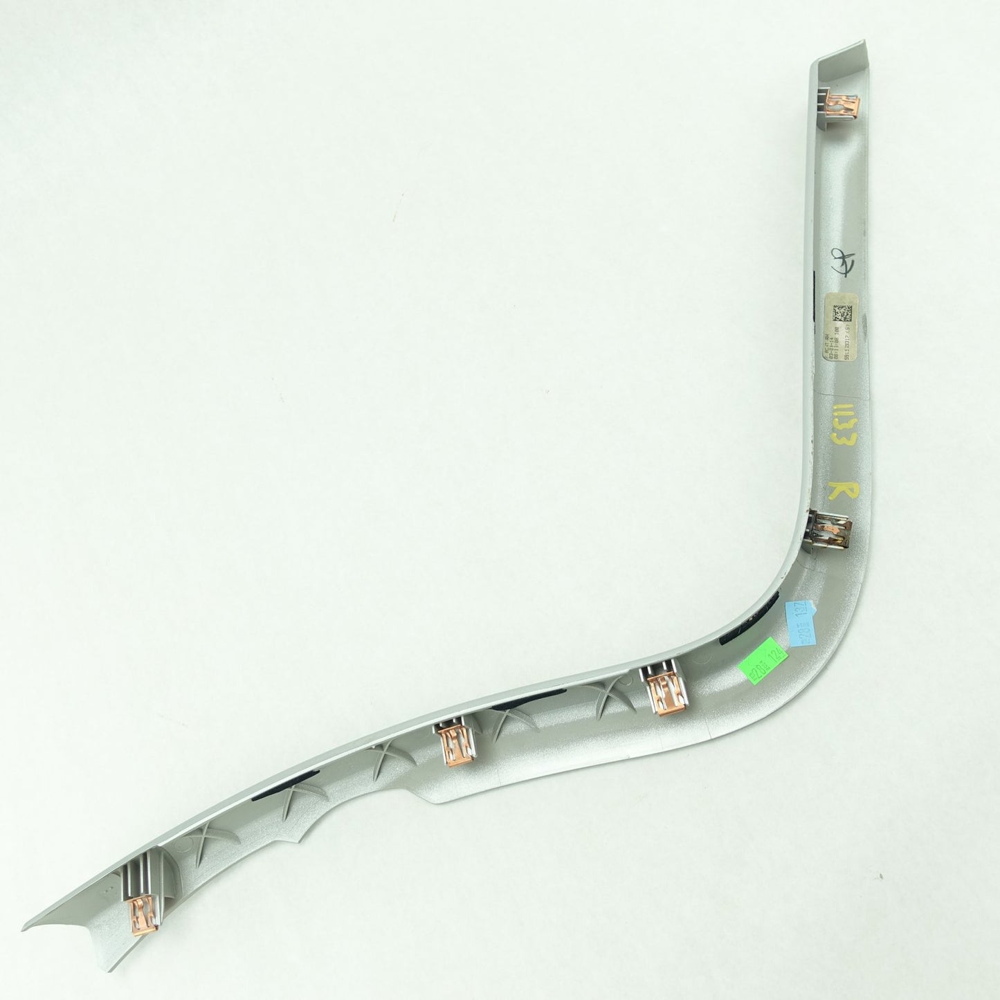 2011 2012 2013 Ford Edge Passenger Right Dash Radio Bezel Trim Silver Trim