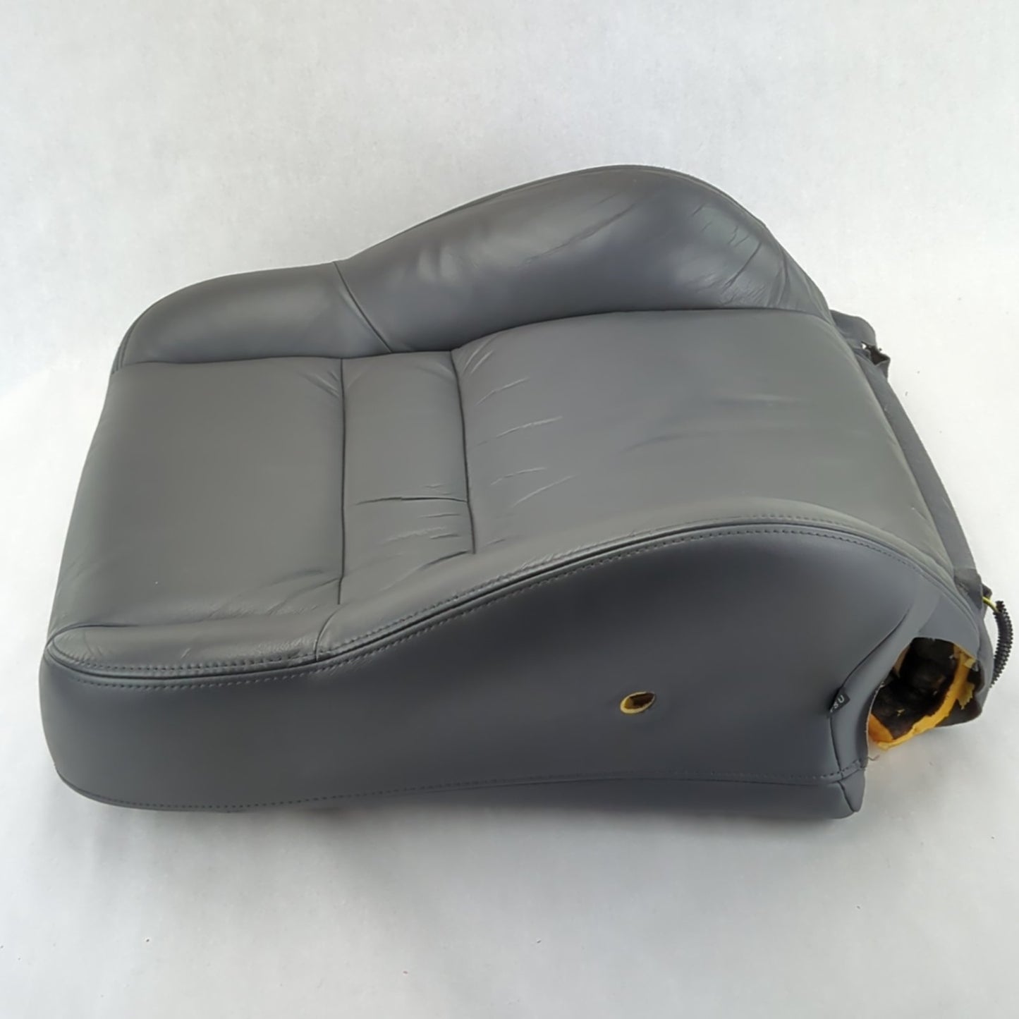2003 2004 Honda Accord Left Driver Side Seat Upper Back Cushion Leather Gray