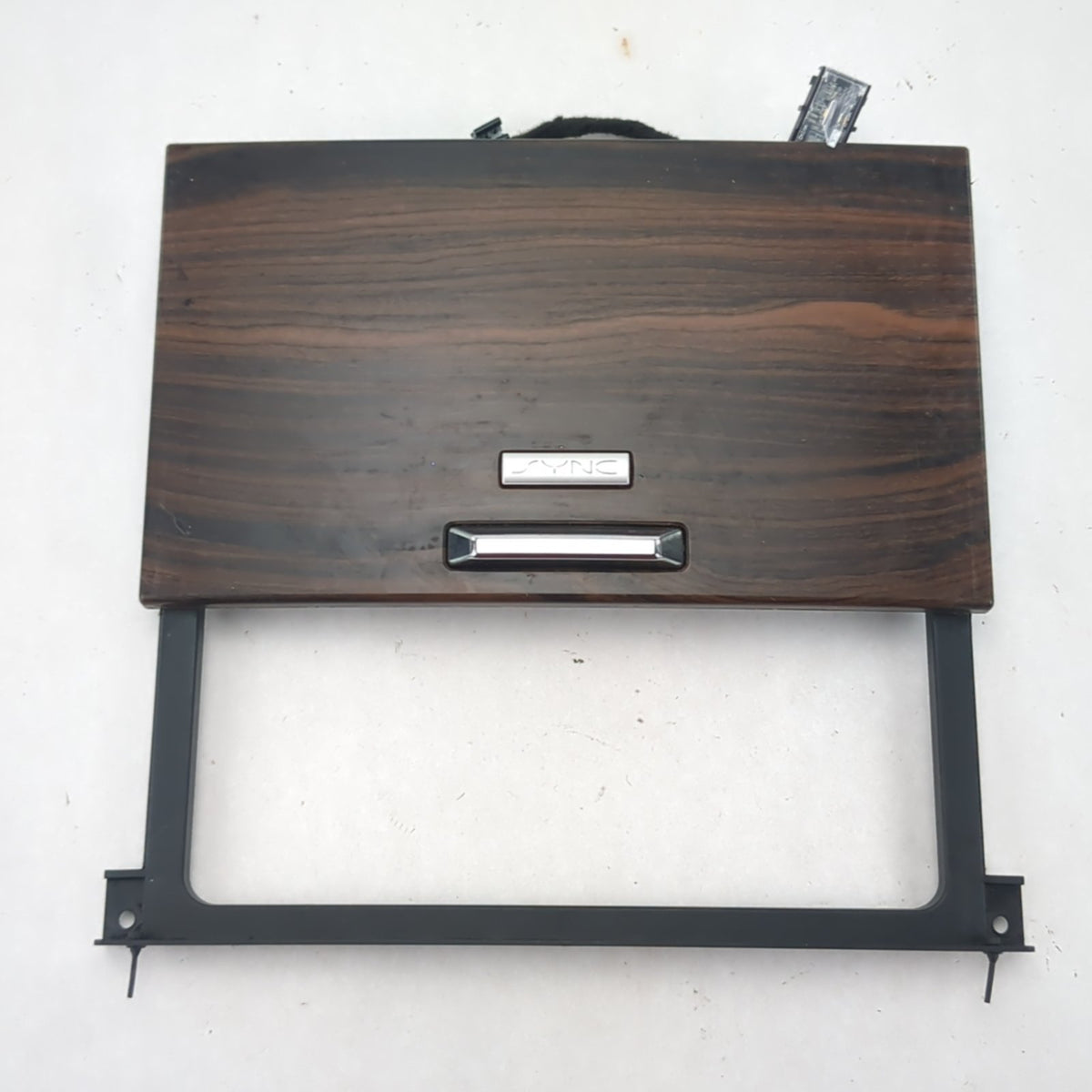 2018 2019 2020 Ford F-150 Center Console Media Hub Sliding Door Lid Wood Grain