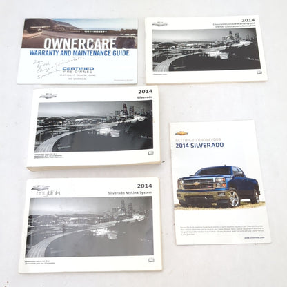 2014 Chevrolet Silverado 1500 Owners Manual User Guide Book Set