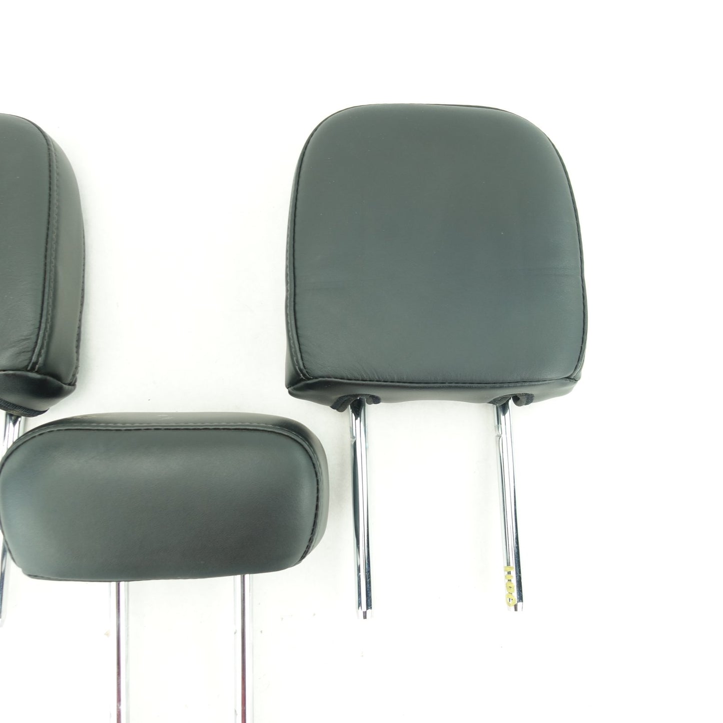 2015 2016 2017 2018 2019 Ford F150 Black Leather Headrest Set Rear Back Seat