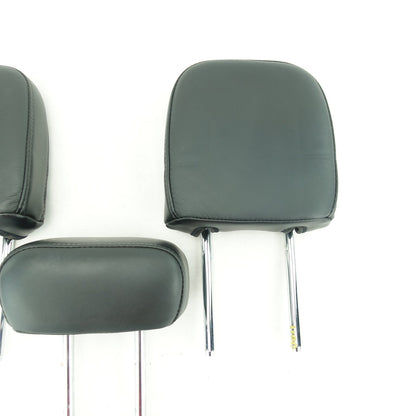 2015 2016 2017 2018 2019 Ford F150 Black Leather Headrest Set Rear Back Seat