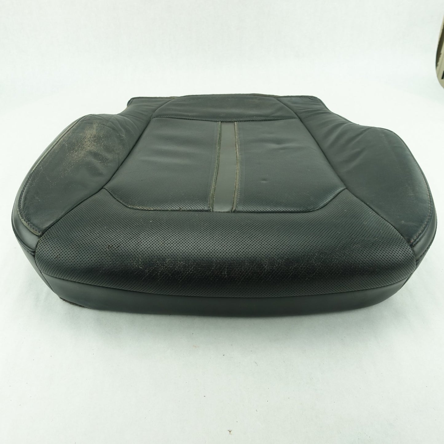 2015 16 Ford F150 Platinum Passenger Seat Bottom Cushion Leather Black Vented
