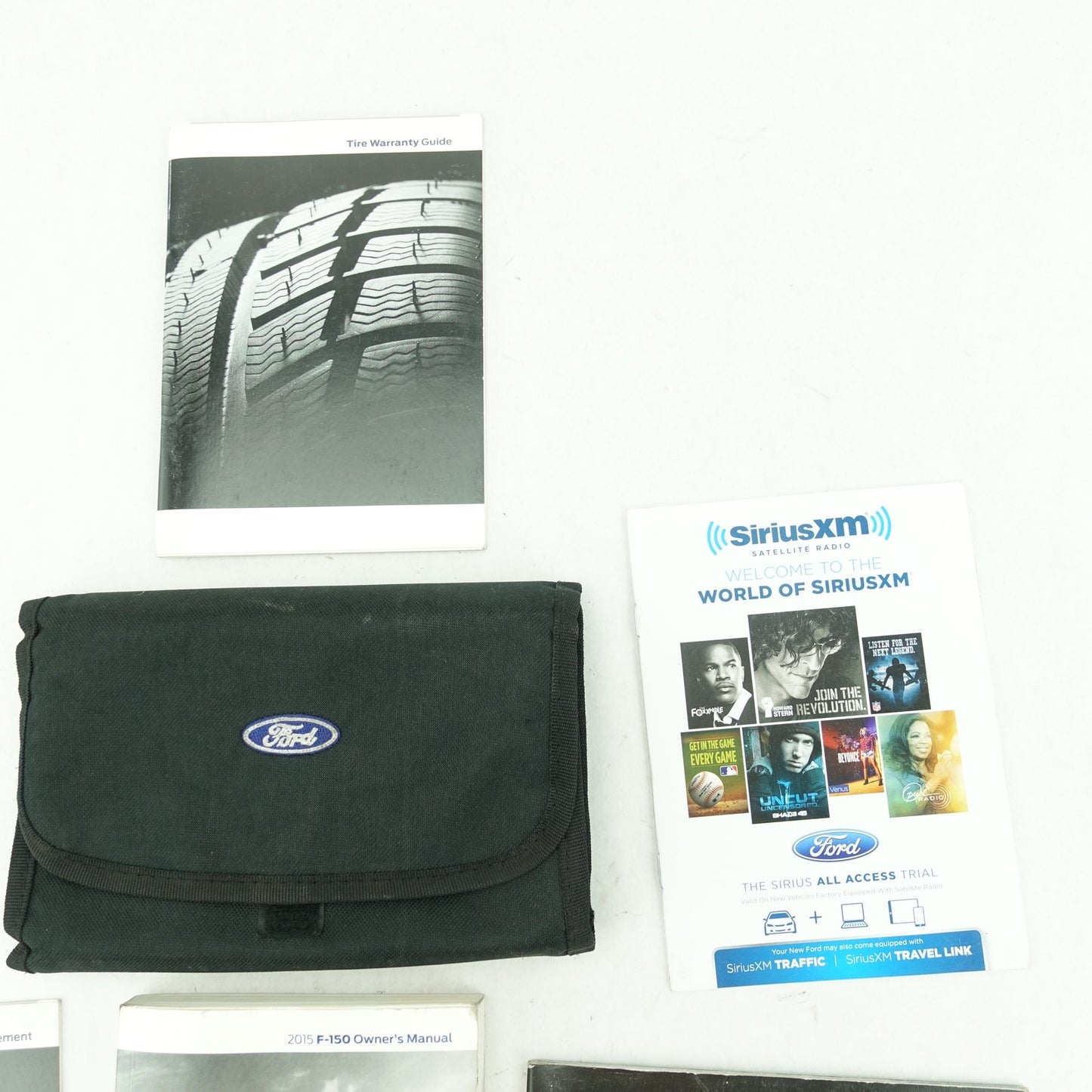 2015 Ford F150 Owners Manual Owners Guide Book Set Pouch