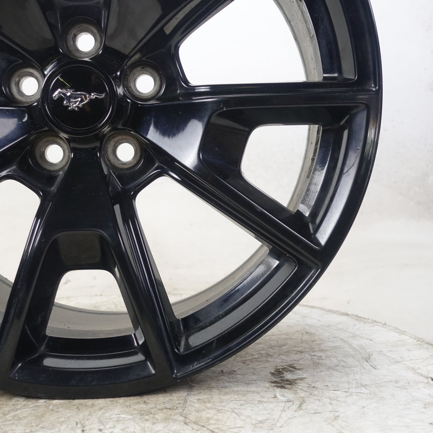 2017 Ford Mustang 19 inch 5 Lug Black Aluminum Alloy Wheel Rim Ring