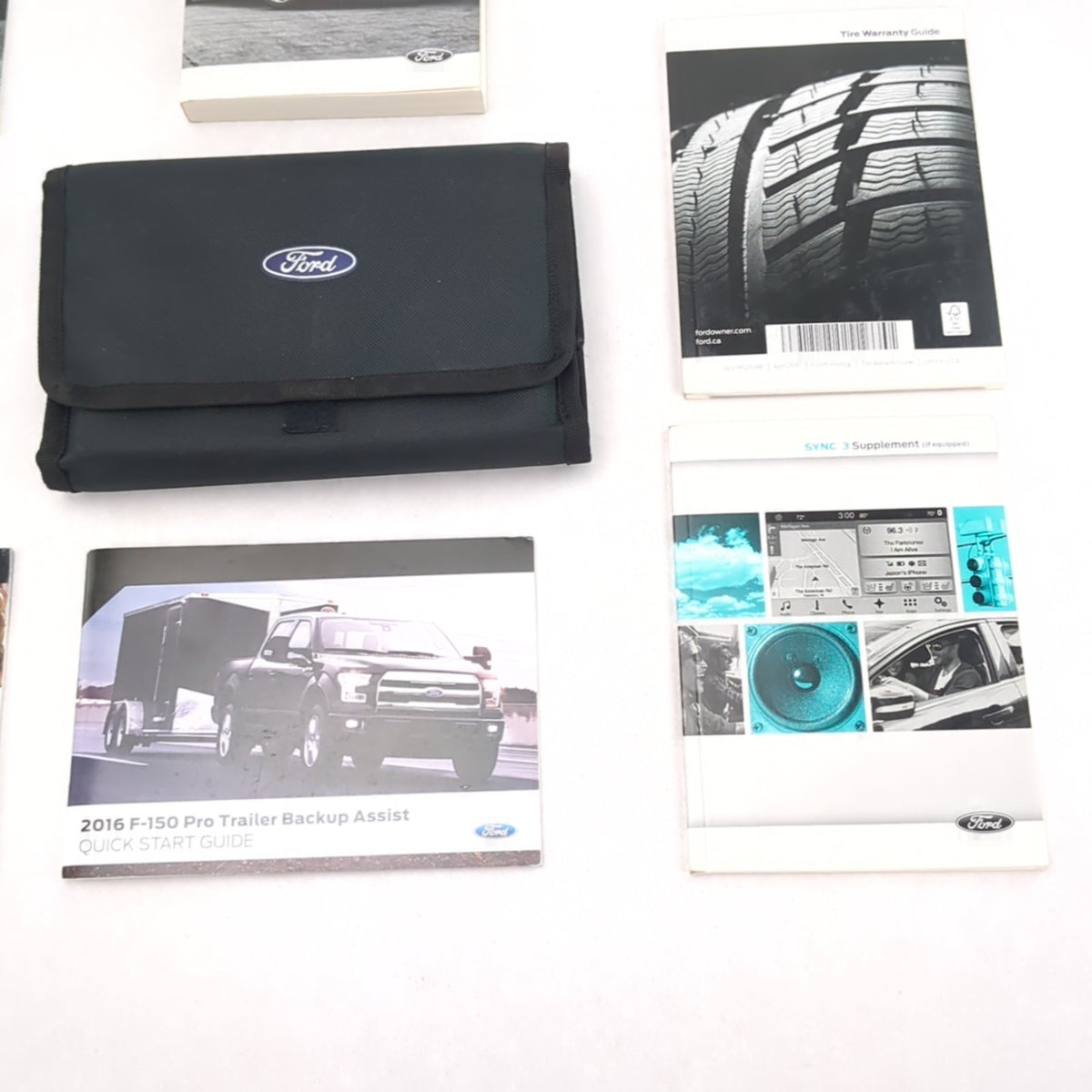 2016 Ford F150 Owner's Manual Book Set Pouch