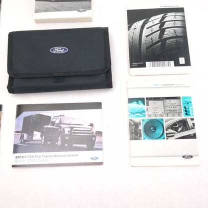 2016 Ford F150 Owner's Manual Book Set Pouch