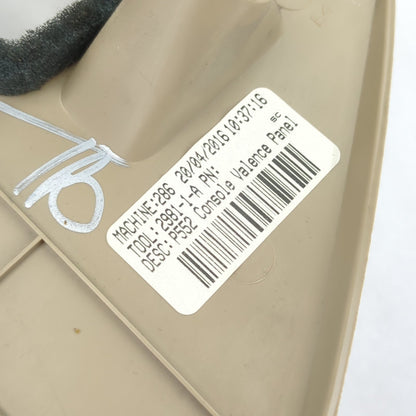 2015 2016 2017 2018 2019 2020 Ford F150 Center Console Lower Trim Panel Tan