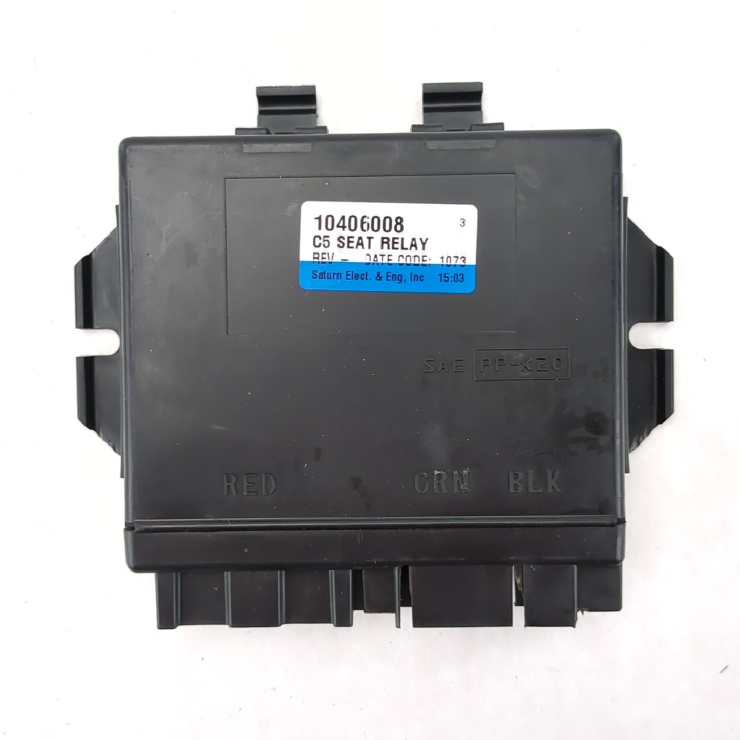 1999 2000 2001 2002 2003 2004 Chevrolet Corvette Passenger Seat Relay Module