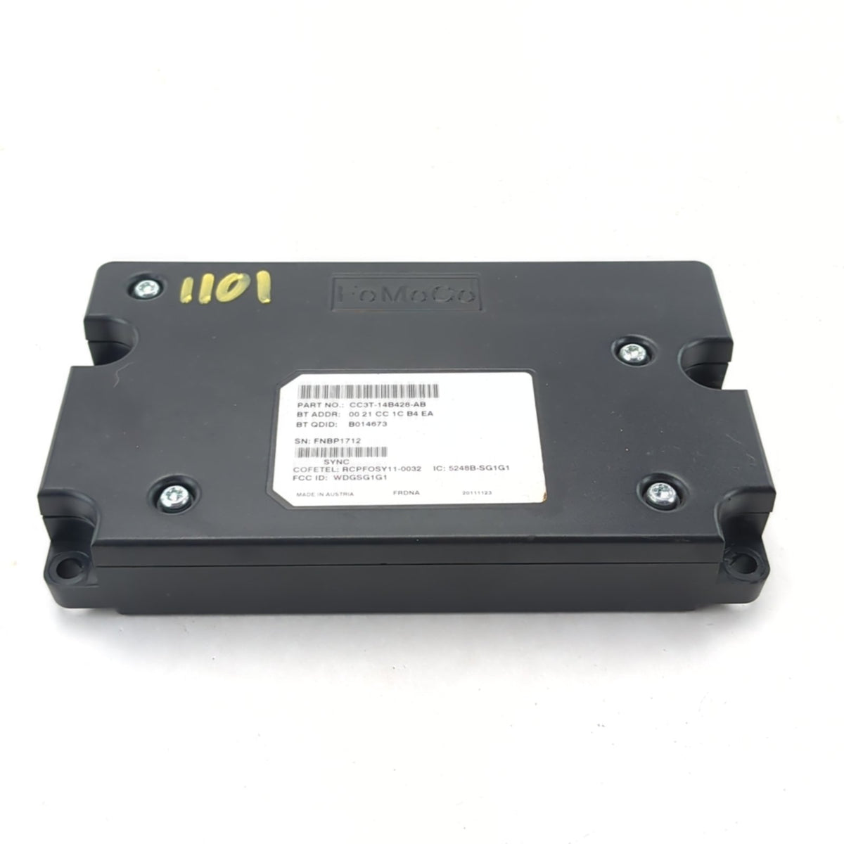 2012 Ford F250 F350 Sync Communication Voice Recognition Module