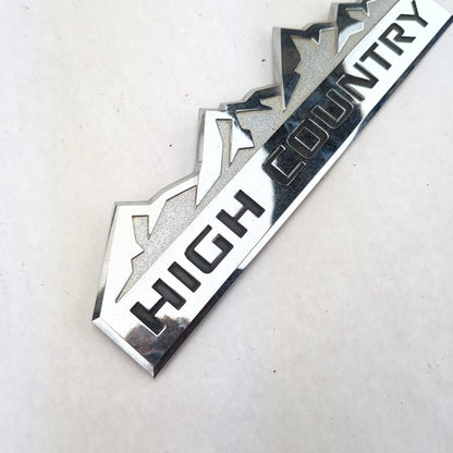 2014 2015 2016 2017 Chevrolet Silverado 1500 HIGH COUNTRY Emblem Badge Tailgate