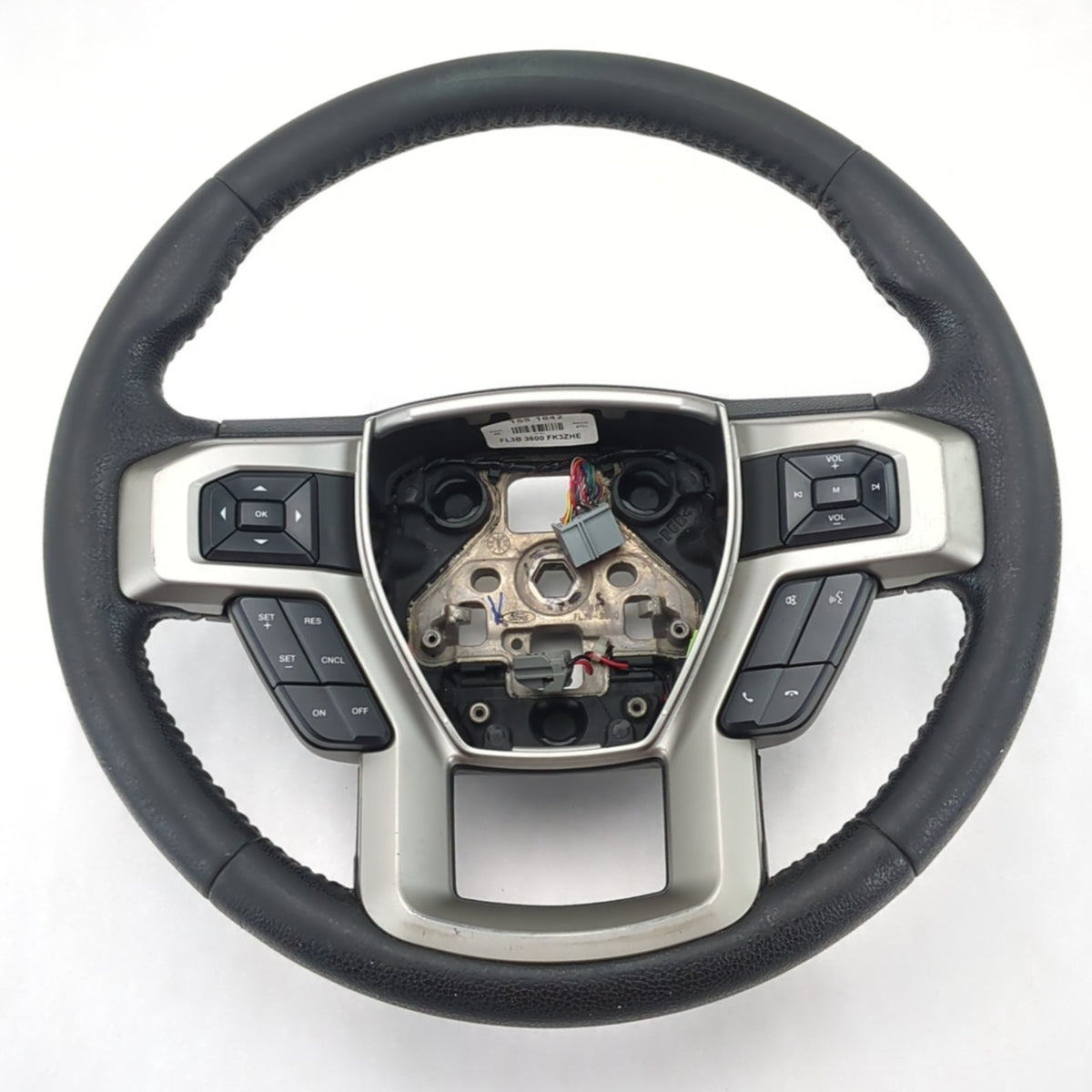 2015 2016 2017 Ford F150 Steering Wheel Assembly Heated Leather Black