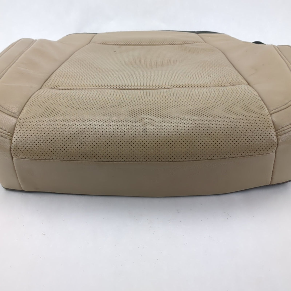 2015 2016 Ford F150 Passenger Seat Bottom Cushion Leather Tan Vented