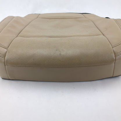 2015 2016 Ford F150 Passenger Seat Bottom Cushion Leather Tan Vented