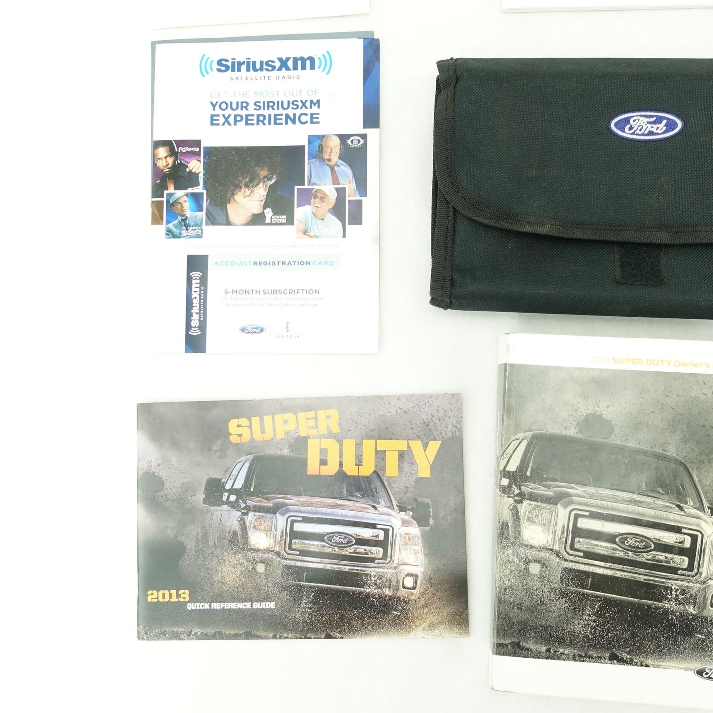 2013 Ford F-250 F-350 Super Duty Owner's Manual Guide Books Set Packet