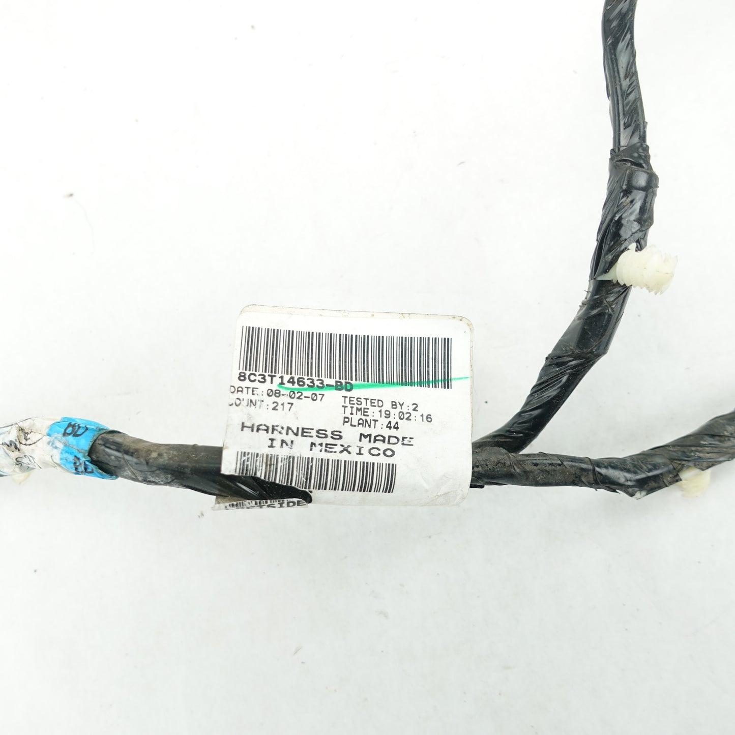 2008 Ford F250 F350 Driver Left Rear Door Wire Harness Loom Crew Cab