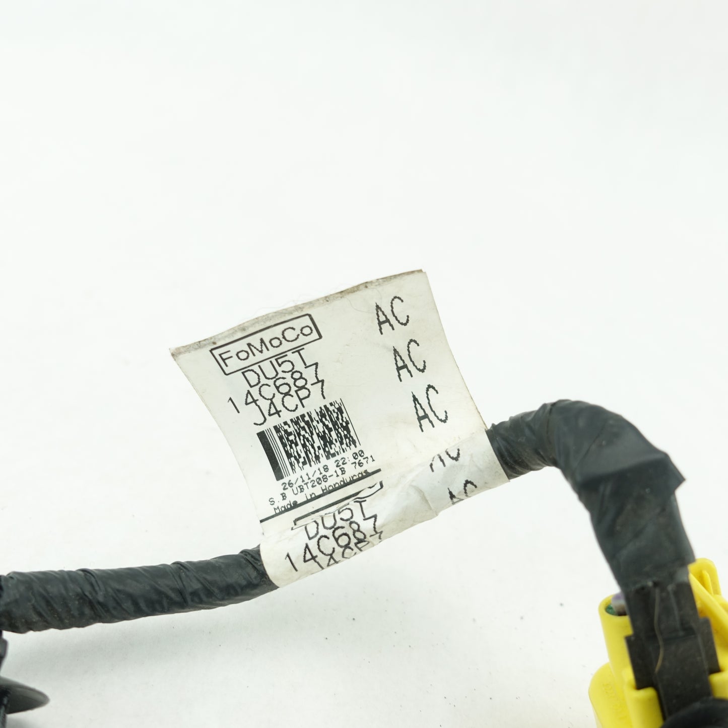 2018 2019 2020 Ford F150 Passenger Right Front Seat Backrest Airbag Wire Harness