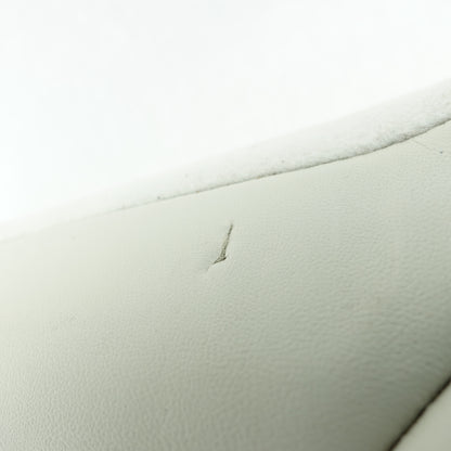 Damage 12 2013 Dodge Journey Driver Left Seat Lower Cover Cushion White Leather