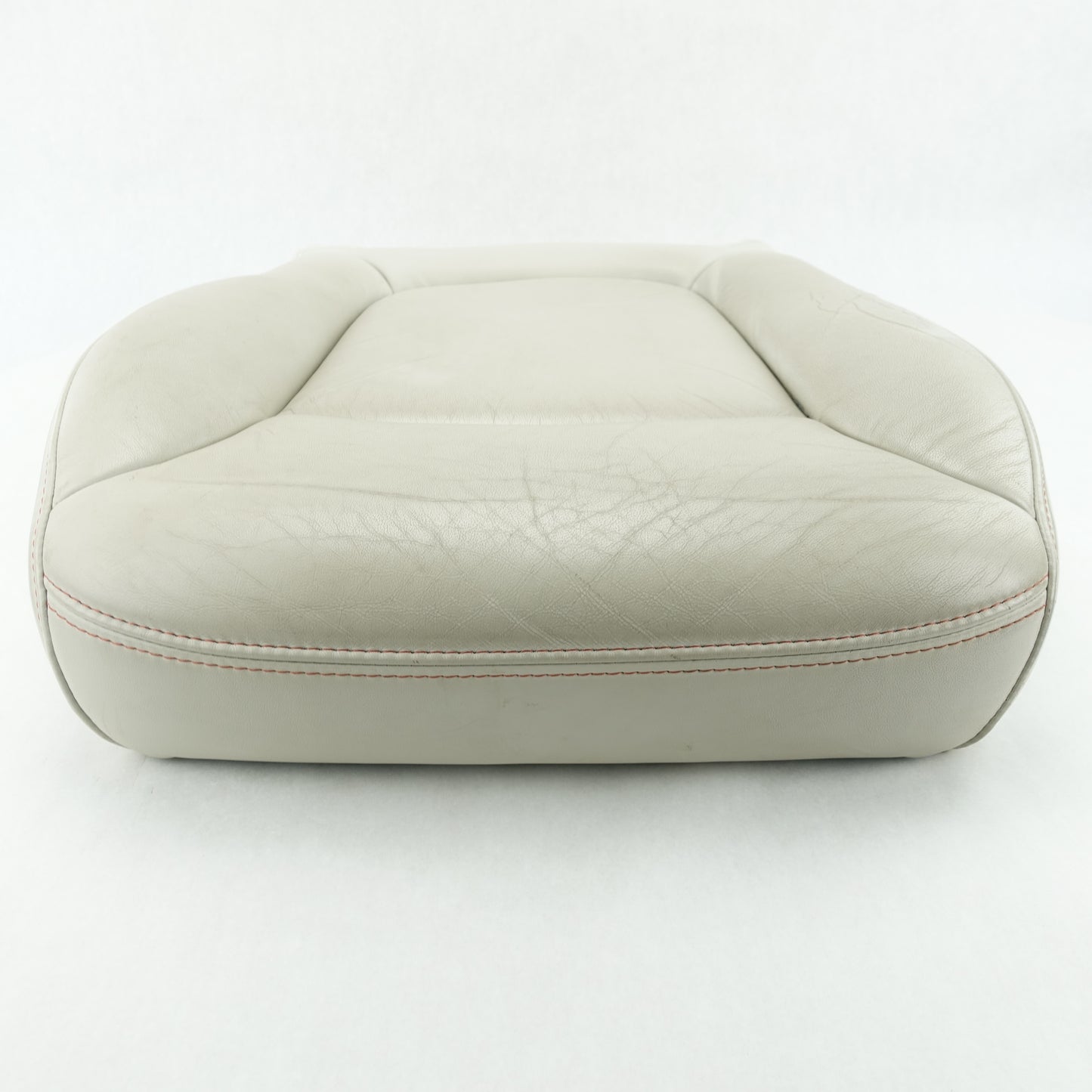 Damage 12 2013 Dodge Journey Driver Left Seat Lower Cover Cushion White Leather