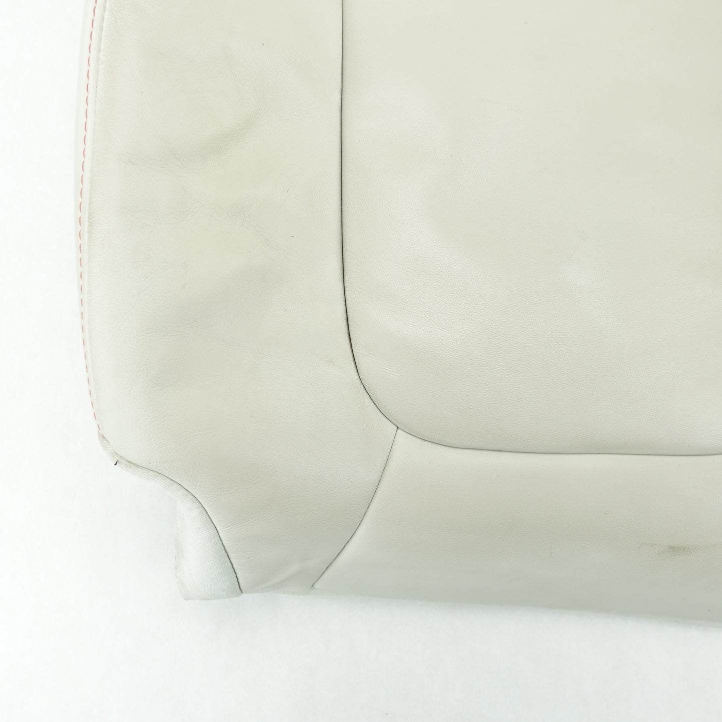 2011 2012 Dodge Journey Driver Left Seat Back Rest Cover Cushion White Leather