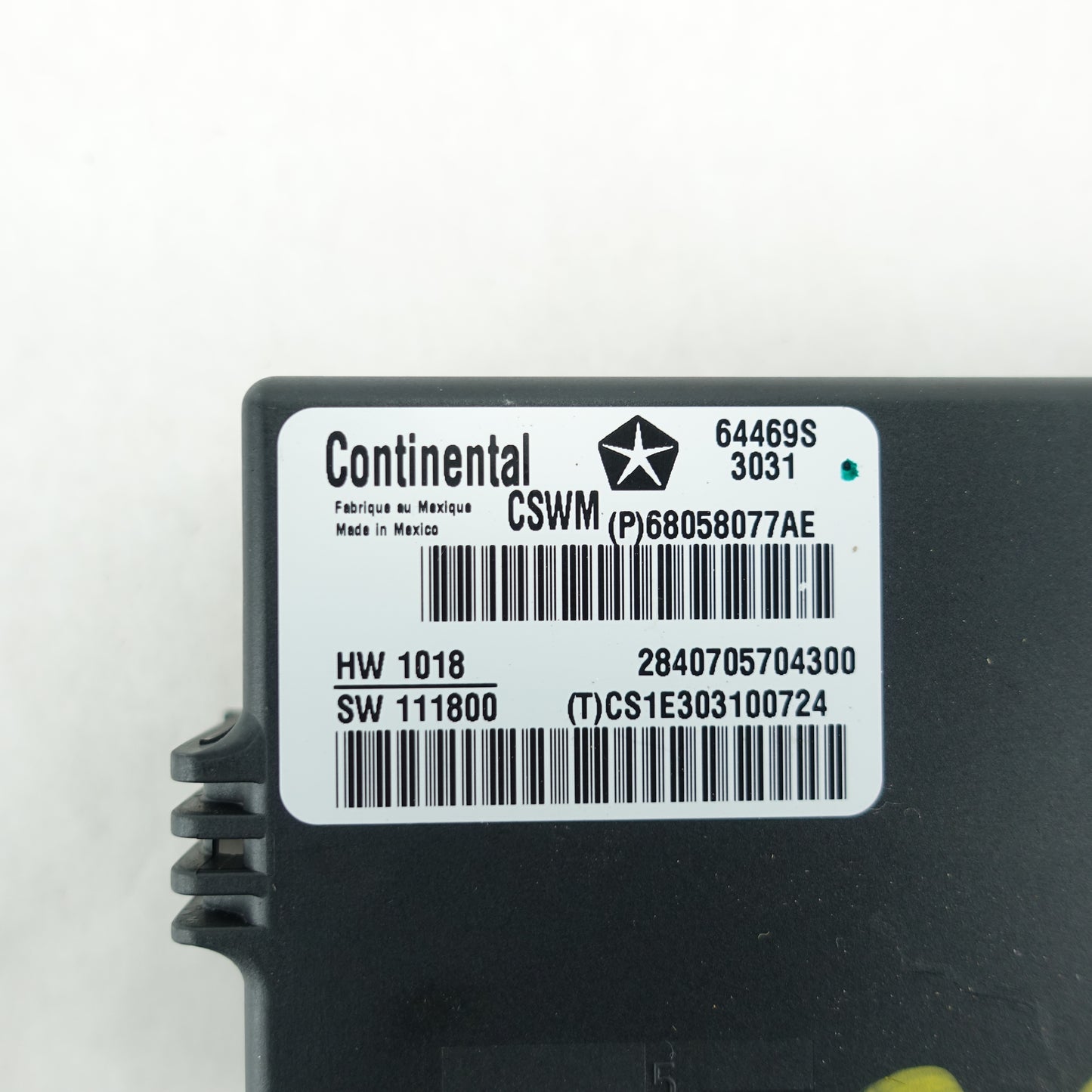 2011 2012 2013 Dodge Journey Driver Left Front Seat Module Computer Control